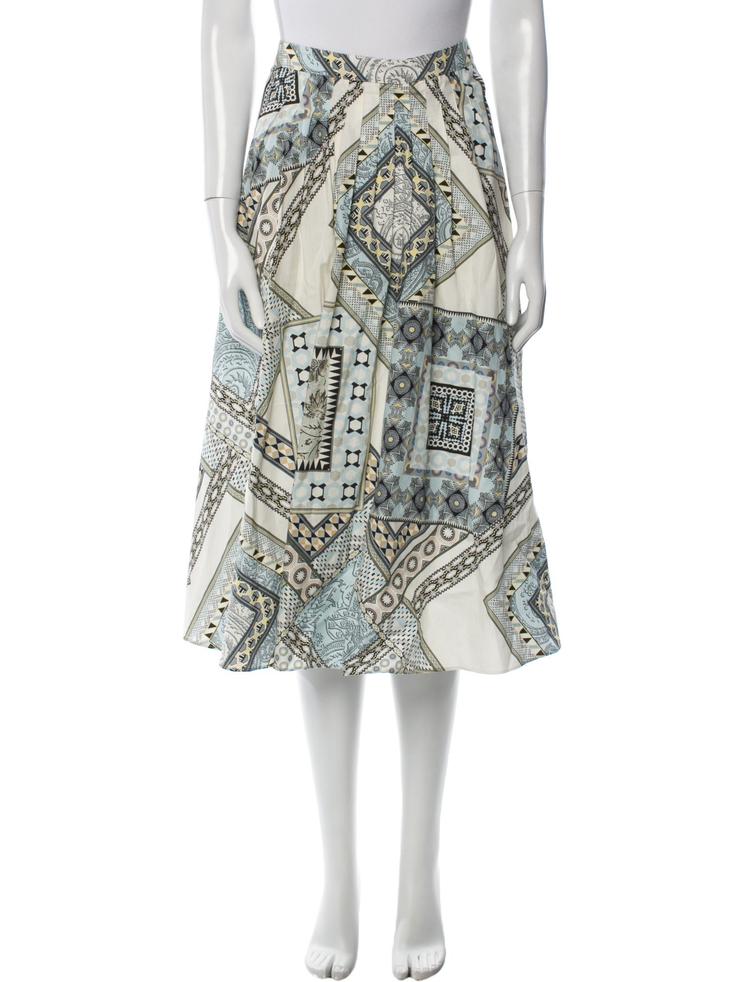 Etro Printed Midi Length Skirt