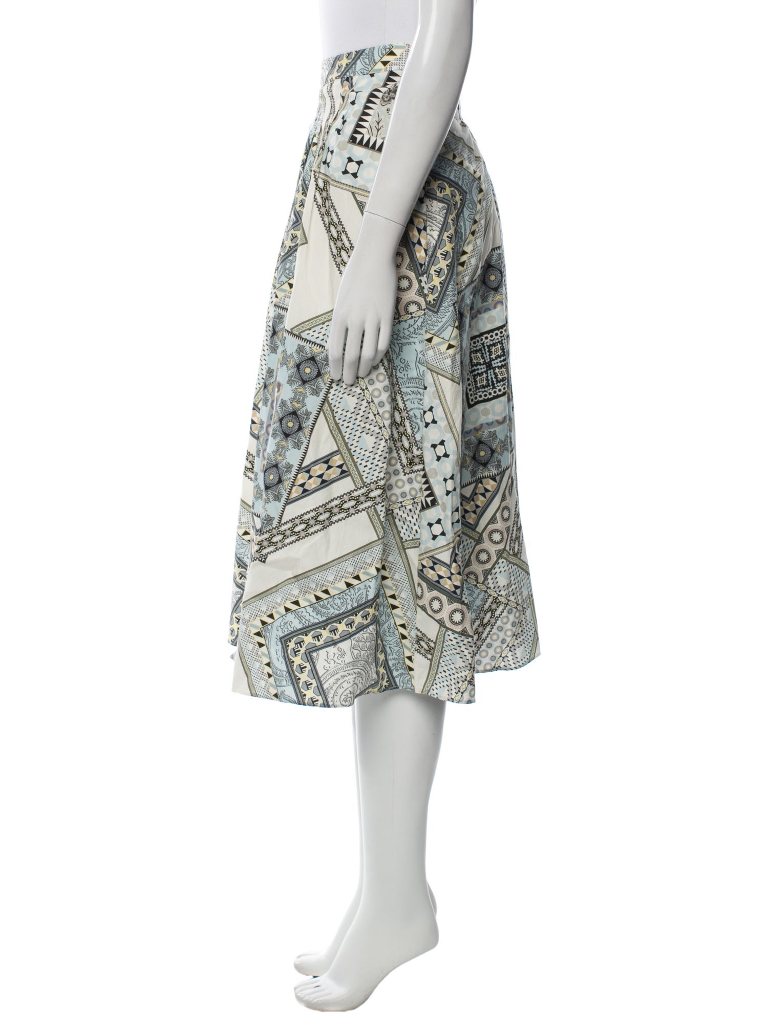 Etro Printed Midi Length Skirt