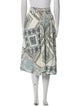 Etro Printed Midi Length Skirt