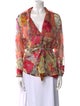 Etro Silk Floral Print Blouse