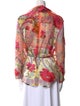 Etro Silk Floral Print Blouse