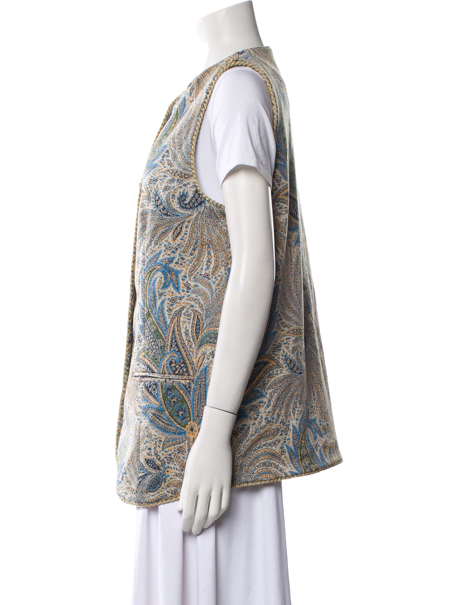 Etro Paisley Print Vest