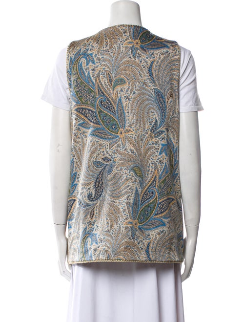 Etro Paisley Print Vest