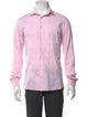 Etro Striped Long Sleeve Dress Shirt