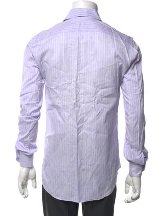 Etro Striped Long Sleeve Dress Shirt