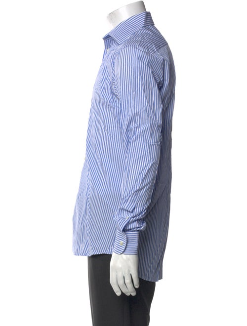 Etro Striped Long Sleeve Dress Shirt