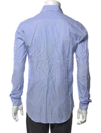 Etro Striped Long Sleeve Dress Shirt