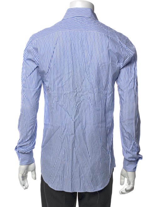 Etro Striped Long Sleeve Dress Shirt
