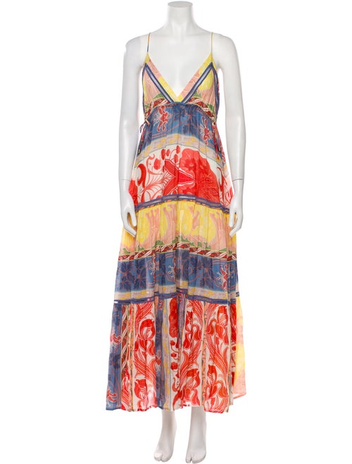 Etro Paisley Print Long Dress