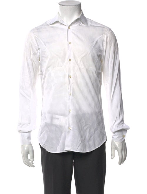 Etro Striped Long Sleeve Dress Shirt