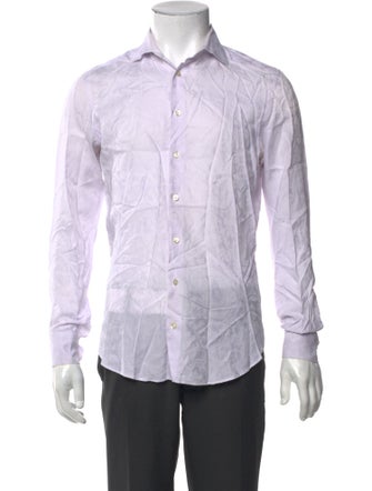 Etro Striped Long Sleeve Dress Shirt