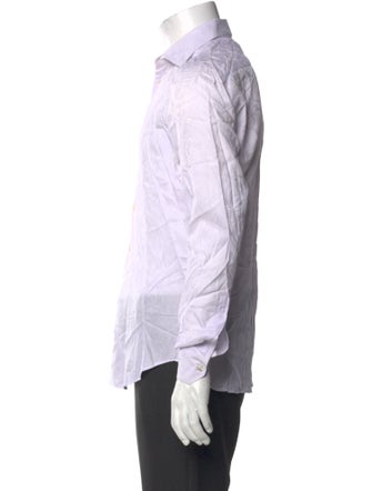 Etro Striped Long Sleeve Dress Shirt