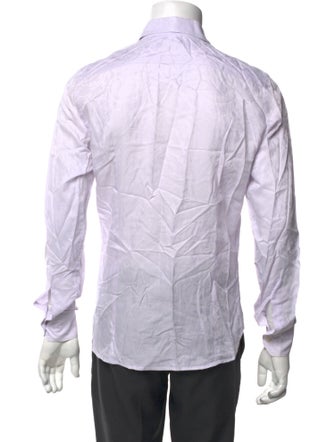 Etro Striped Long Sleeve Dress Shirt