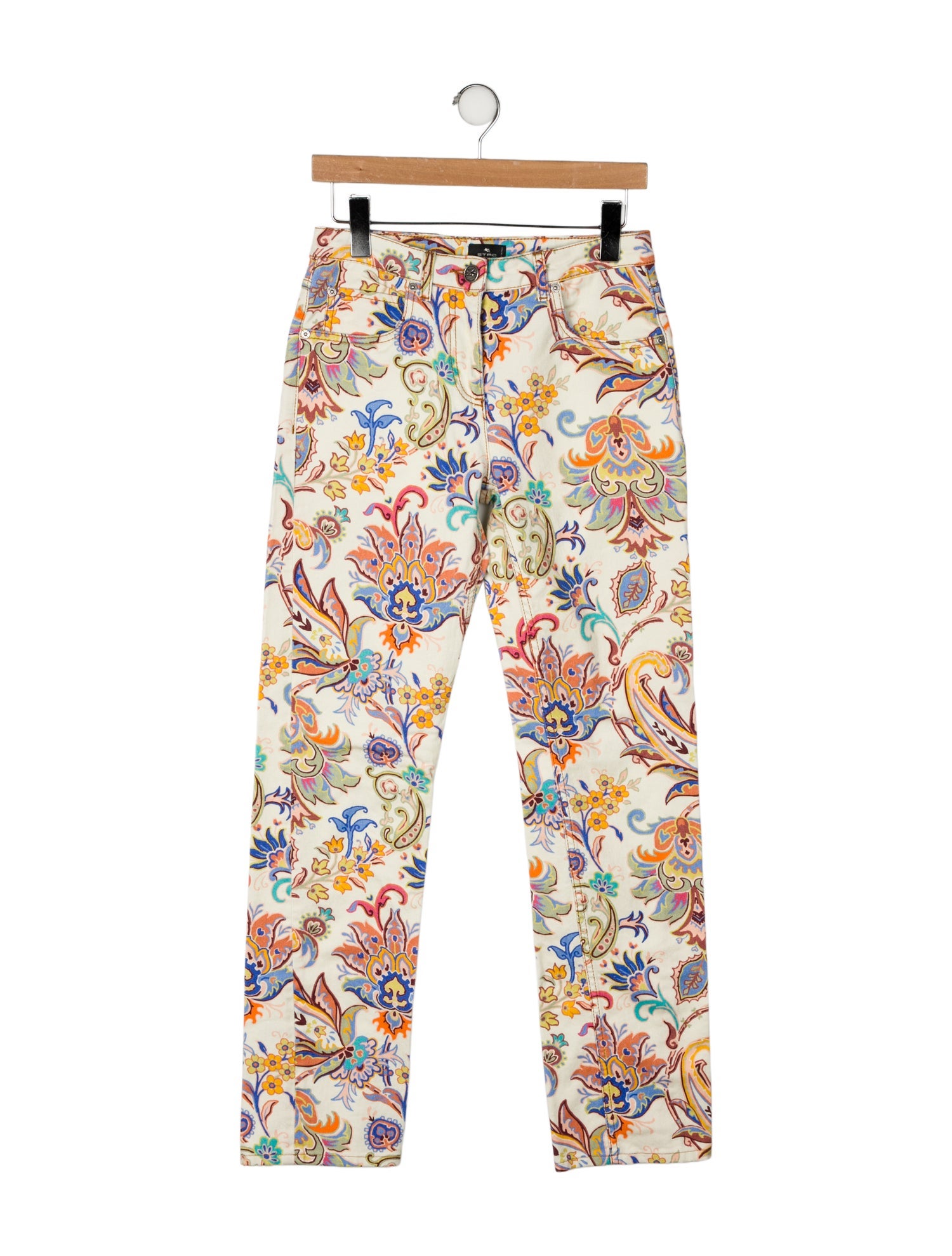 Etro Mid-Rise Straight Leg Jeans
