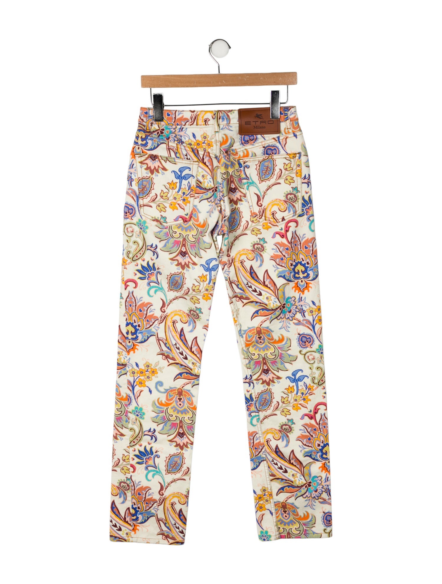 Etro Mid-Rise Straight Leg Jeans