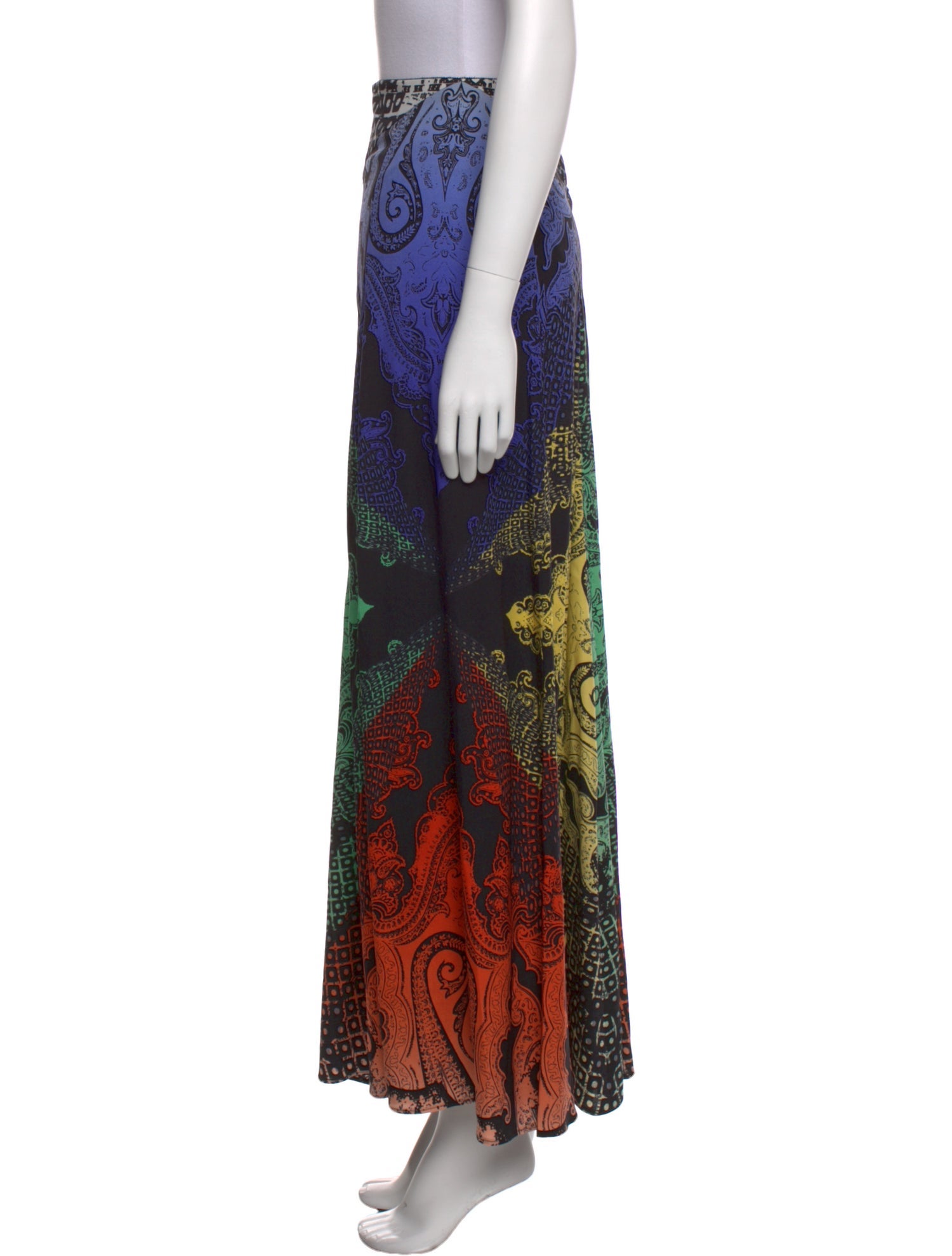 Etro Silk Long Skirt
