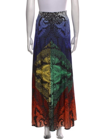 Etro Silk Long Skirt