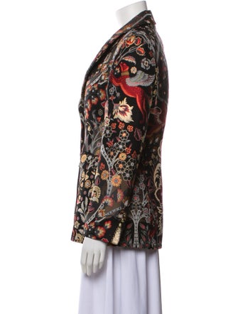 Etro Floral Print Blazer