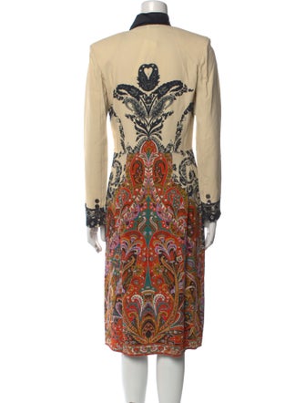 Etro Paisley Print Midi Length Dress