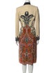 Etro Paisley Print Midi Length Dress