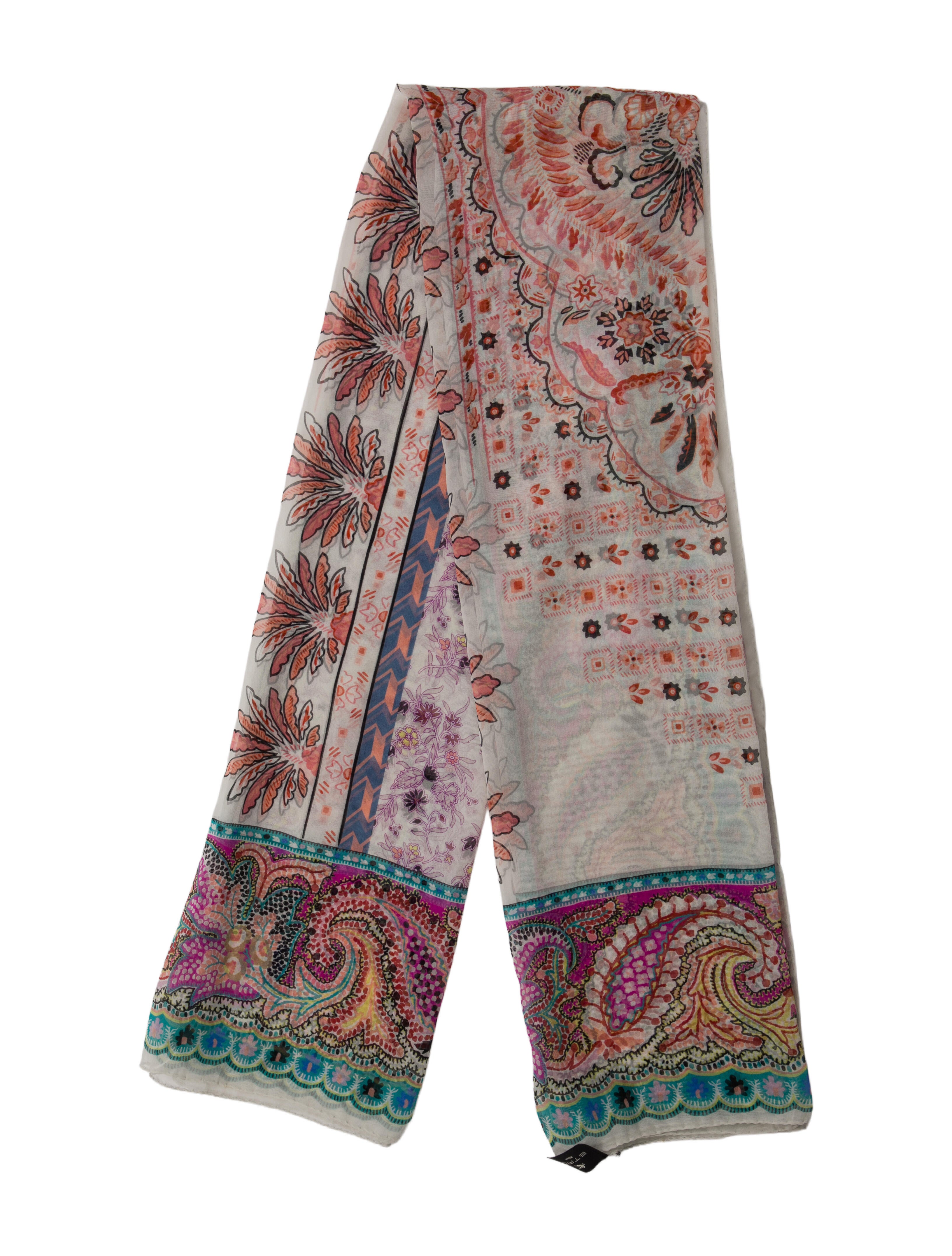 Etro Silk Printed Scarf