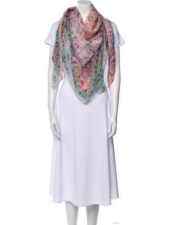 Etro Silk Printed Scarf