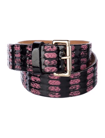 Etro Patent Leather Belt