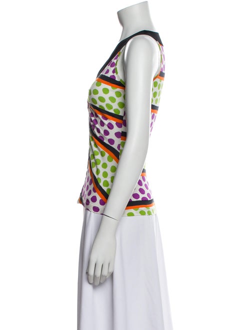 Etro Printed V-Neck Top