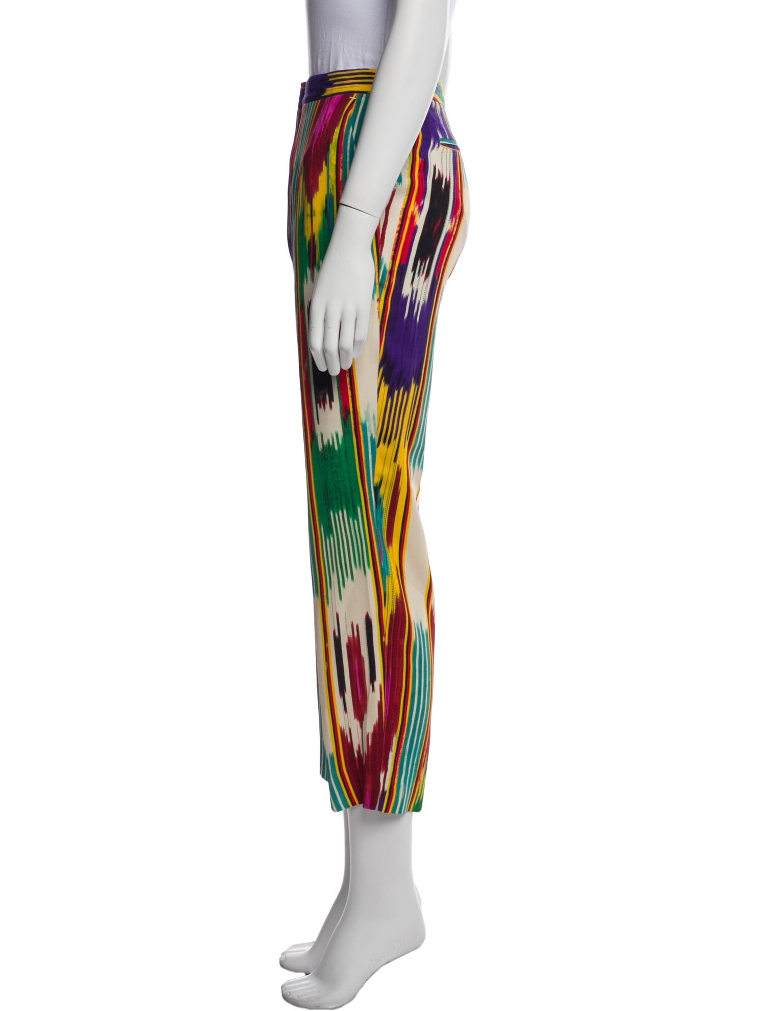 Etro Printed Straight Leg Pants