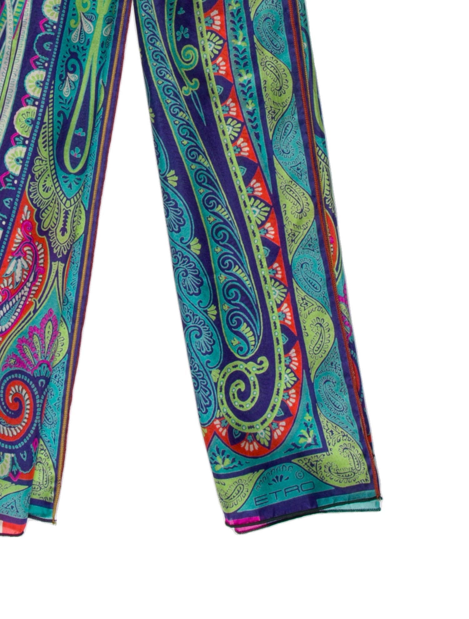 Etro Cashmere Paisley Print Scarf