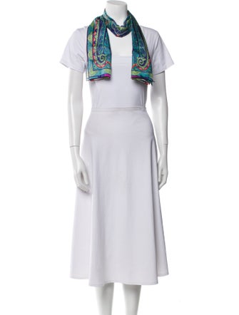 Etro Cashmere Paisley Print Scarf