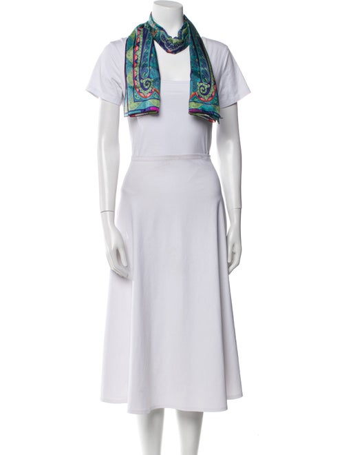 Etro Cashmere Paisley Print Scarf