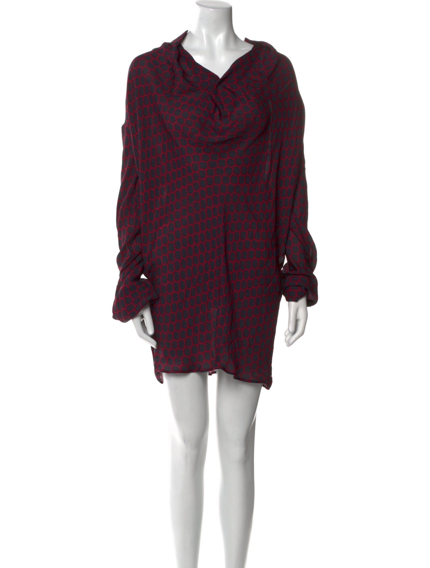 Etro Silk Cowl Neck Tunic