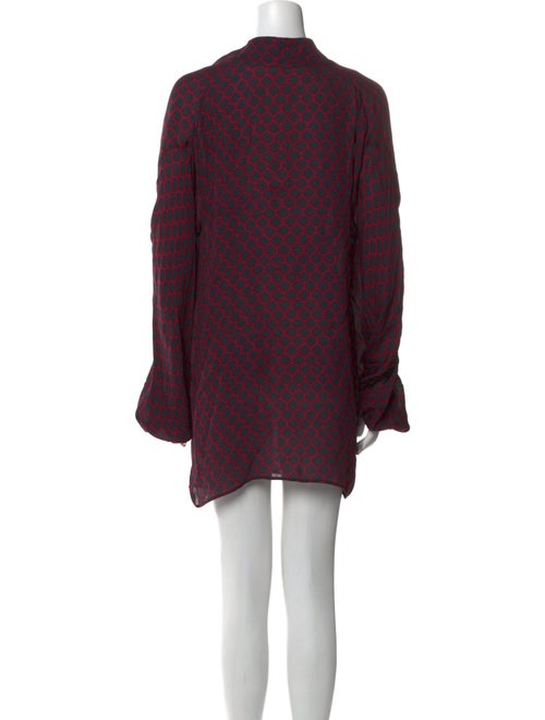 Etro Silk Cowl Neck Tunic