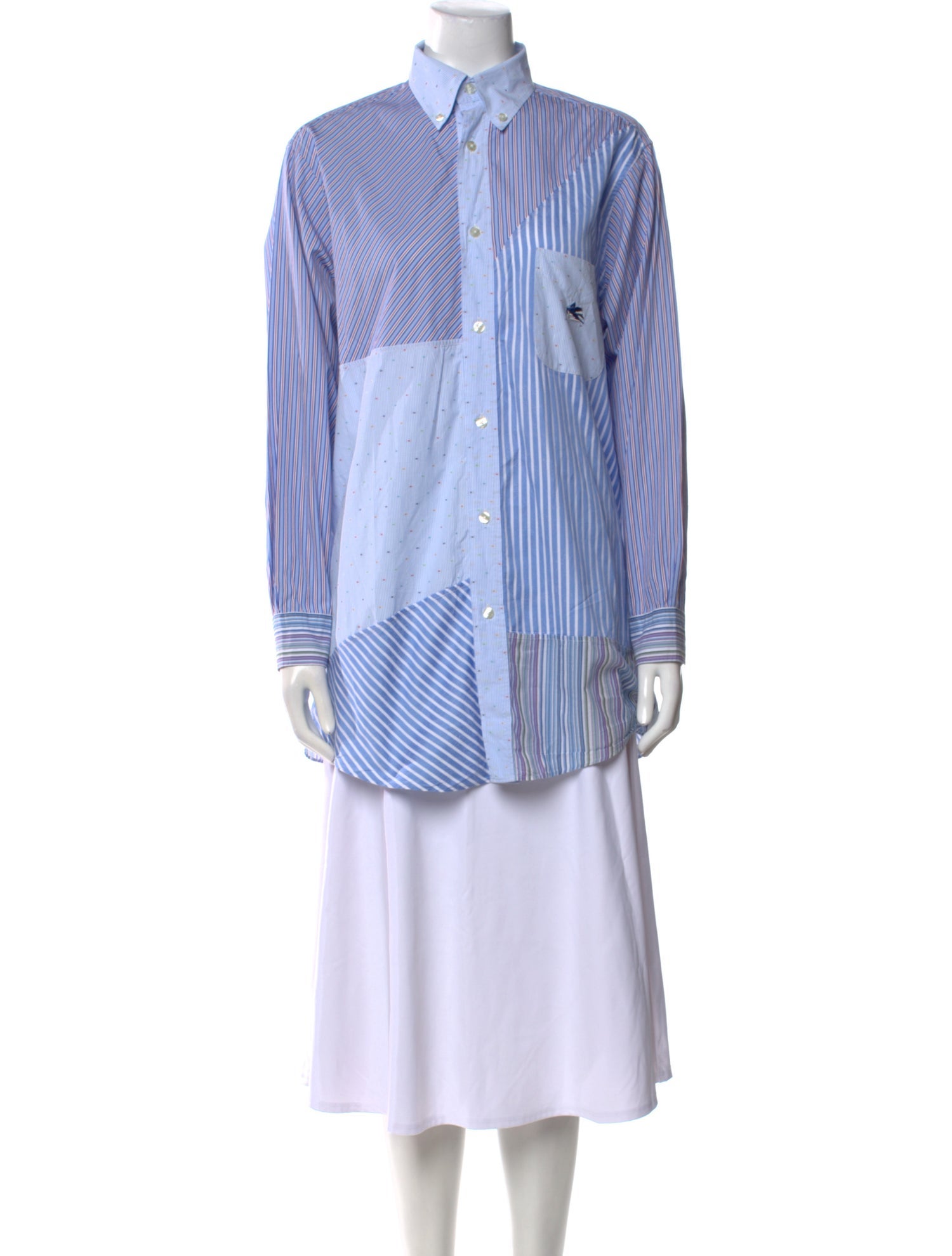 Etro Striped Long Sleeve Tunic