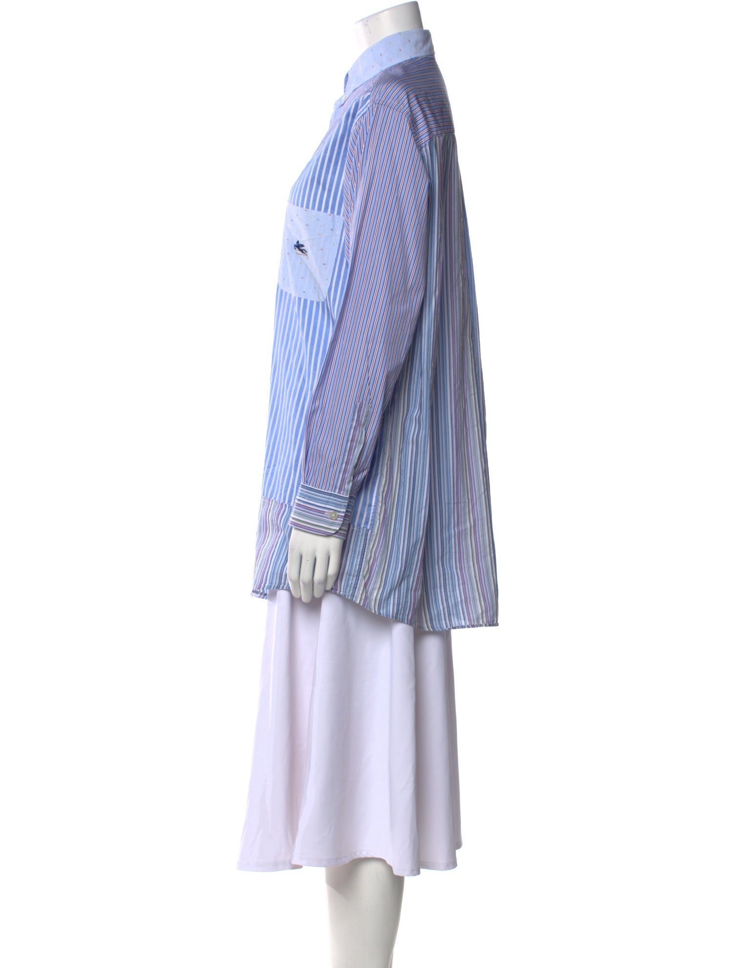 Etro Striped Long Sleeve Tunic