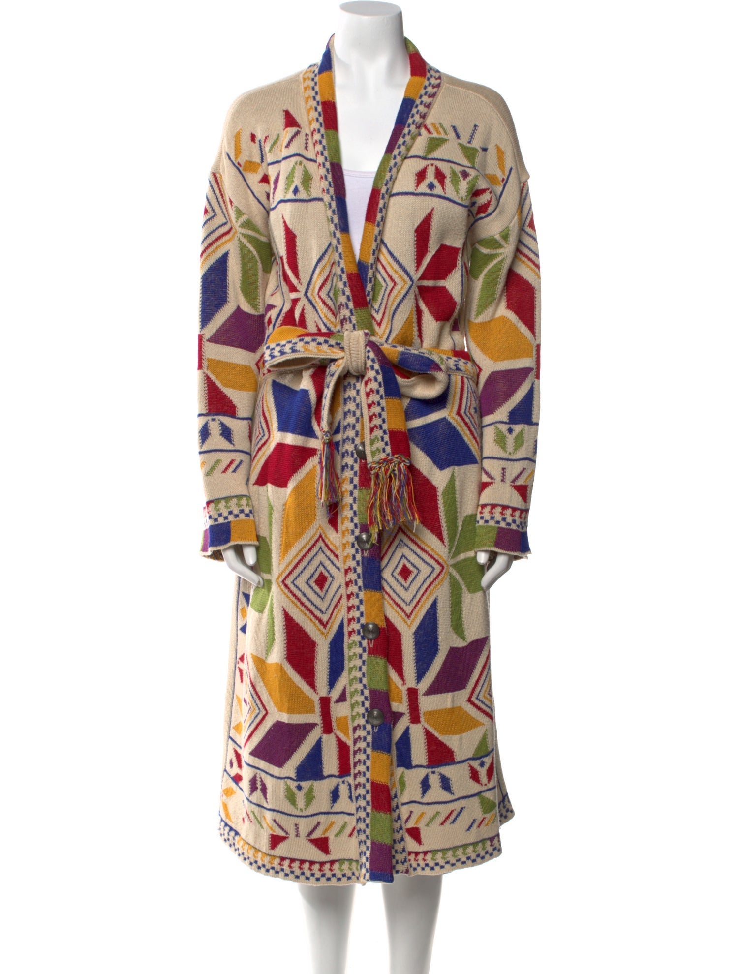 Etro Printed V-Neck Sweater