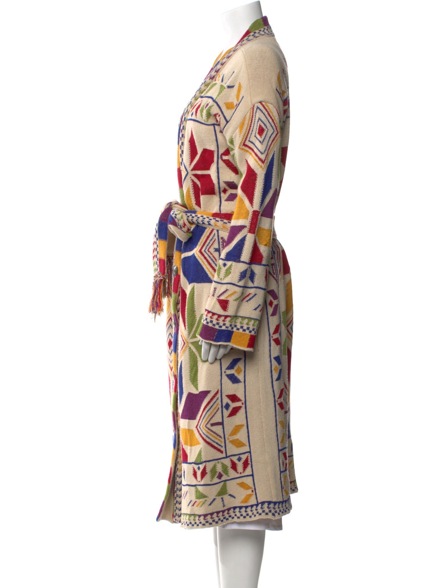 Etro Printed V-Neck Sweater