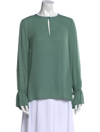 Etro Silk Crew Neck Blouse