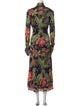 Etro Floral Print Long Dress