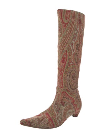 Etro Floral Print Rain Boots