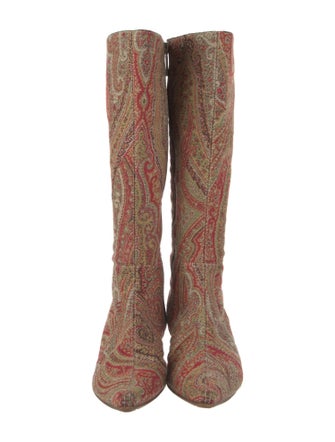 Etro Floral Print Rain Boots