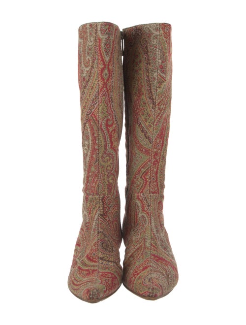 Etro Floral Print Rain Boots