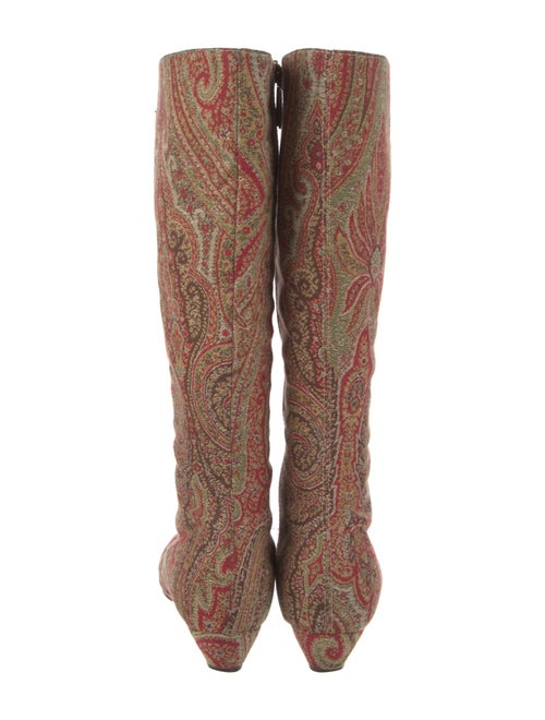 Etro Floral Print Rain Boots