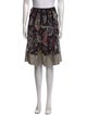 Etro Floral Print Knee-Length Skirt