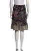 Etro Floral Print Knee-Length Skirt