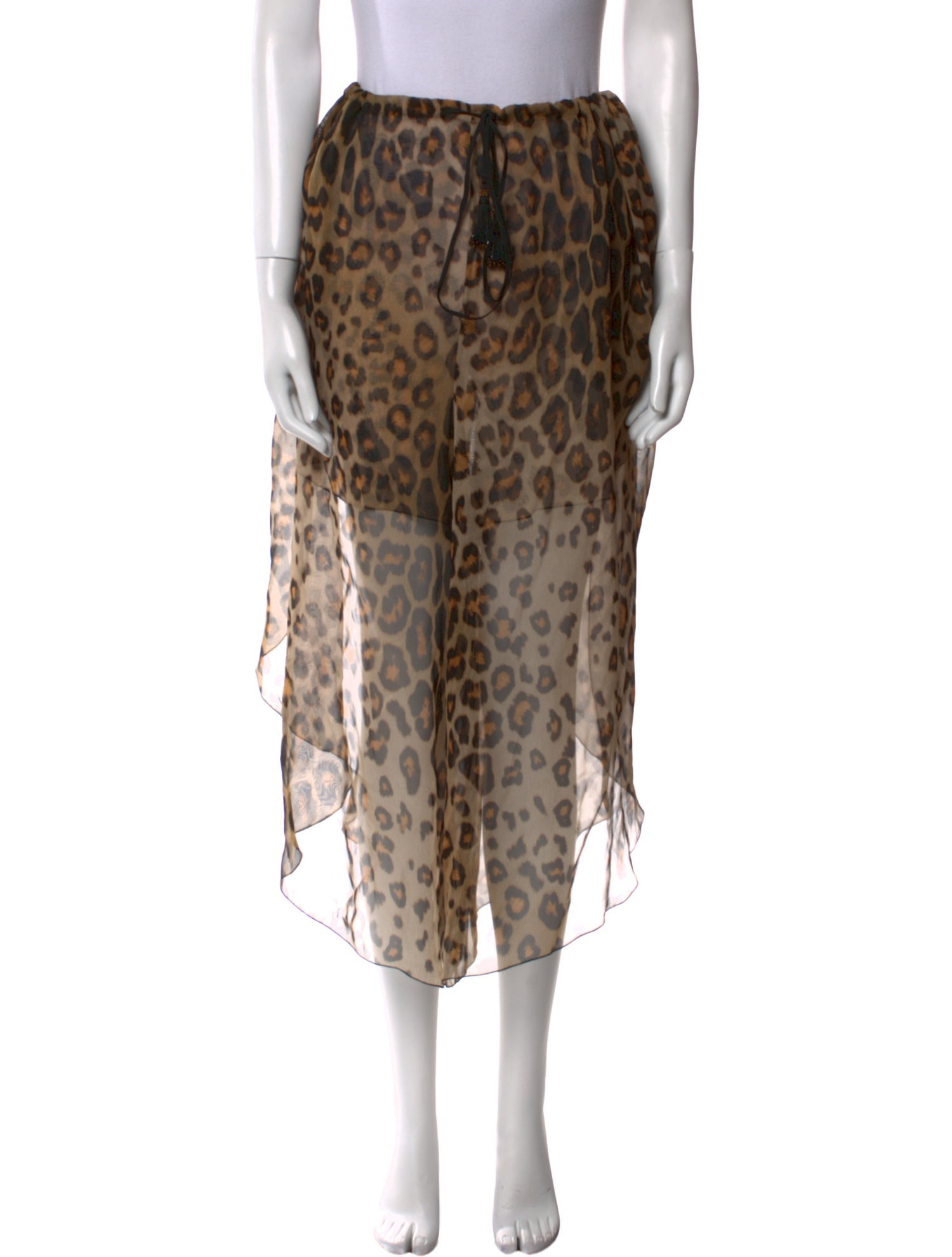 Etro Silk Midi Length Skirt