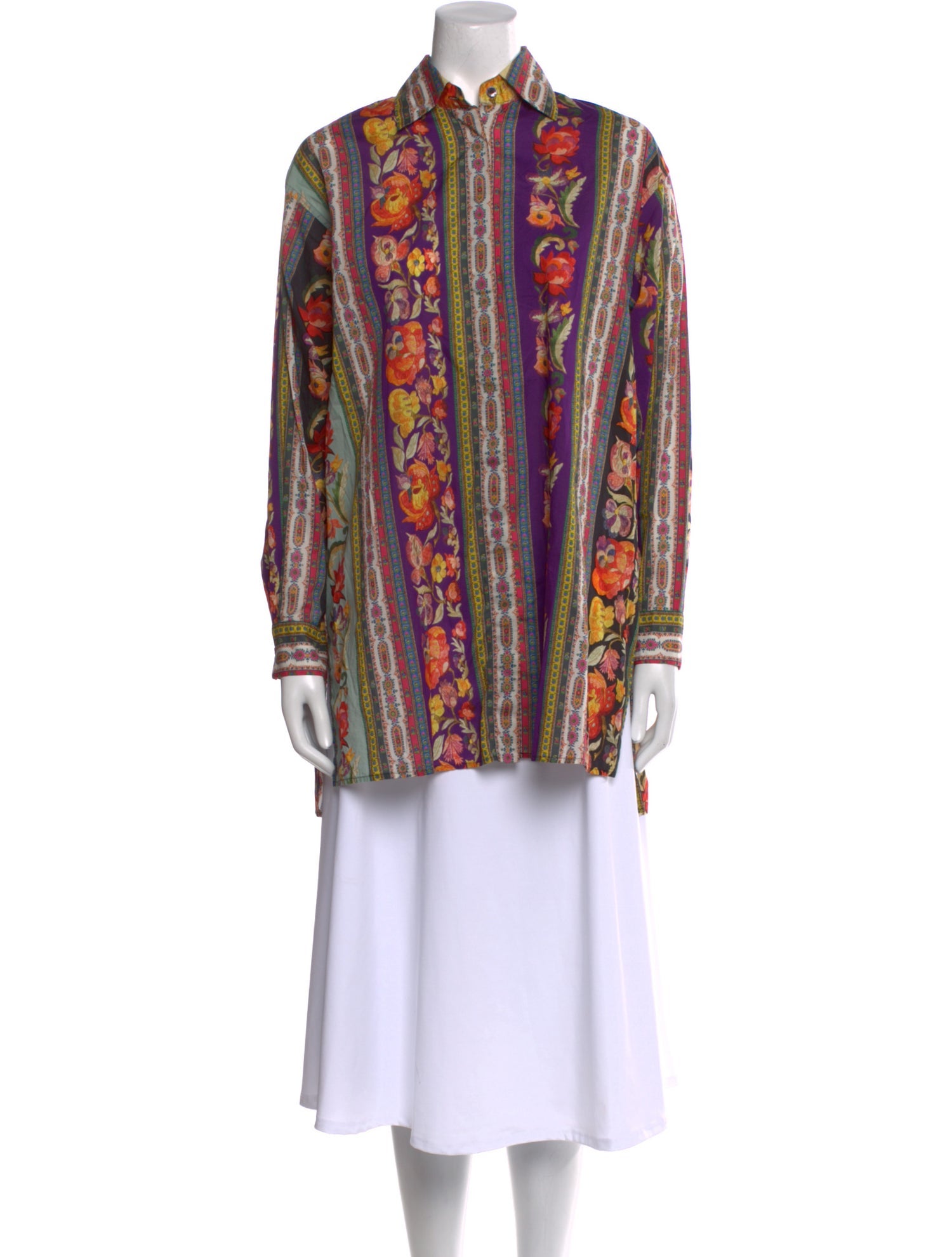 Etro Silk Paisley Print Tunic