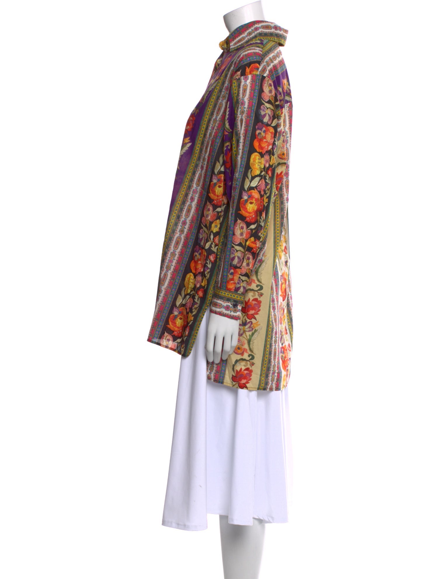 Etro Silk Paisley Print Tunic