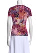 Etro Printed Scoop Neck T-Shirt